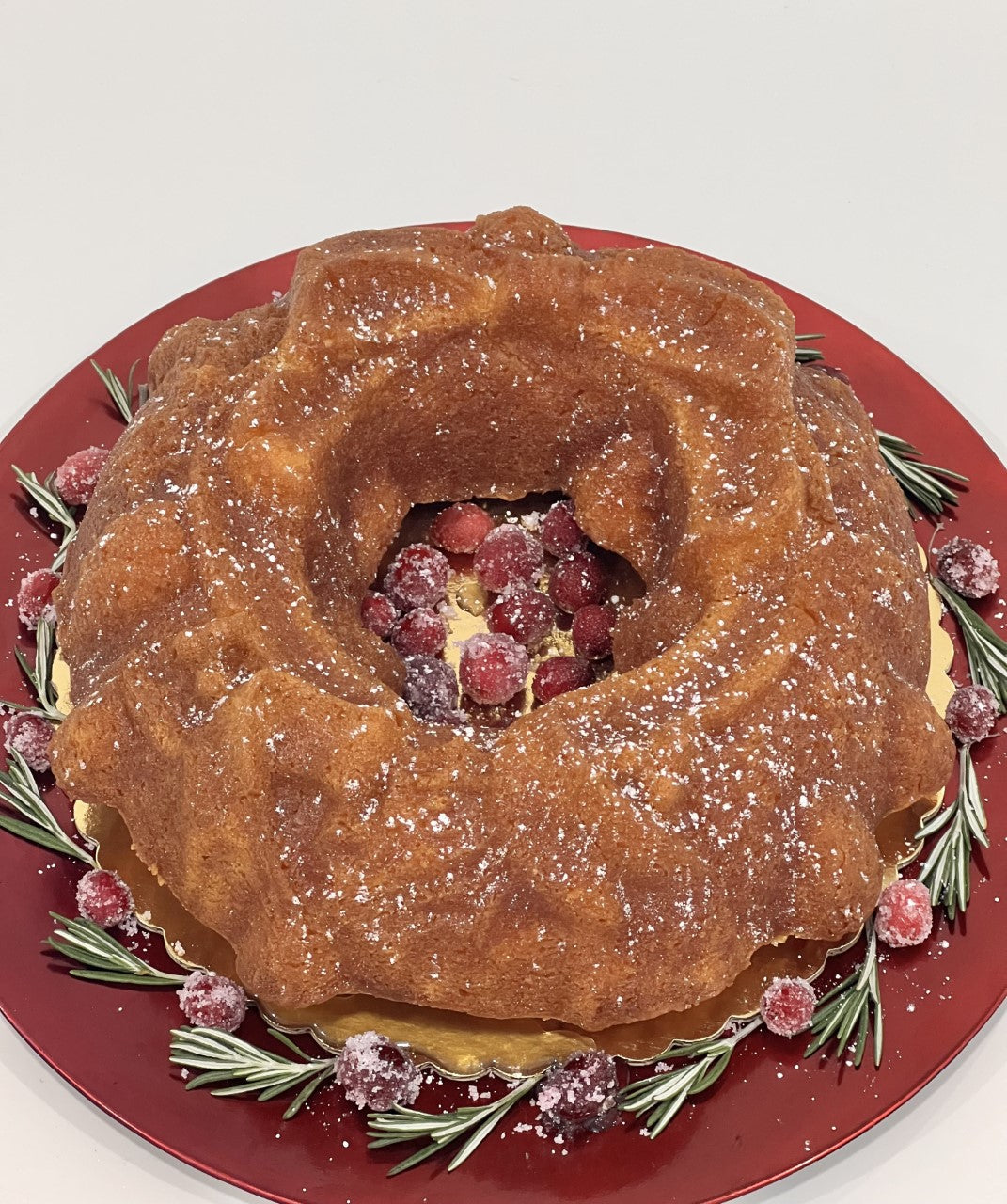 Orange rum Bundt