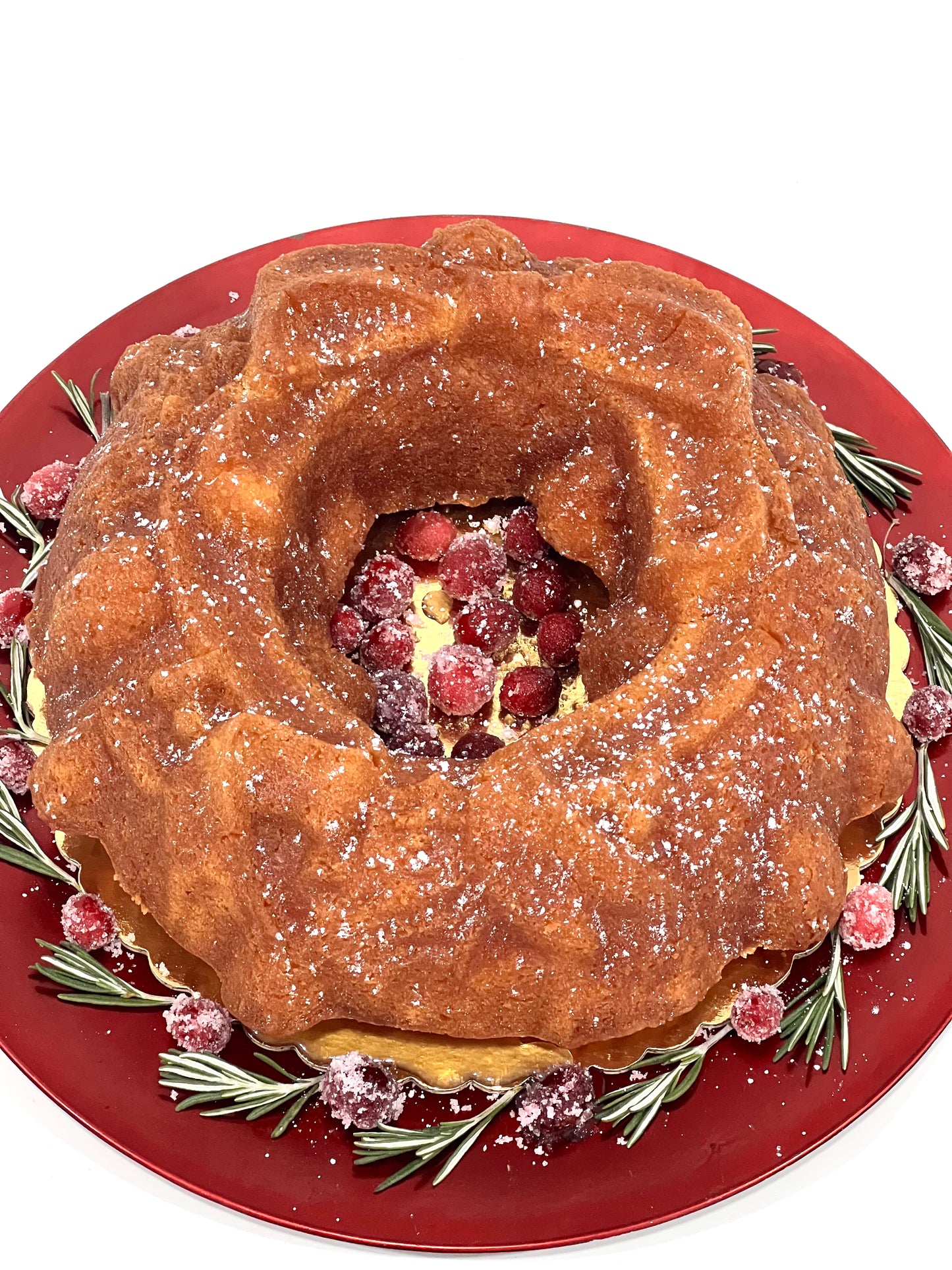 Orange rum Bundt